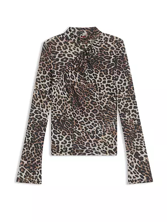 HUGO | Langarmshirt DARDONNAY | braun