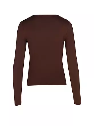 HUGO | Langarmshirt DASIIA | braun