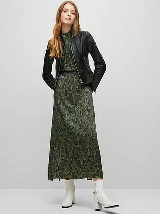 HUGO | Lederjacke LASURI | schwarz