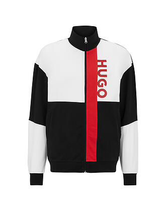 HUGO | Loungewear Jacke | schwarz