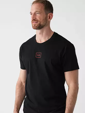 HUGO | Loungewear Shirt LAZE | schwarz