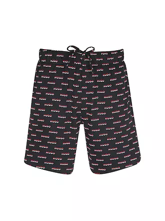 HUGO | Loungewear Shorts SPLIT | schwarz