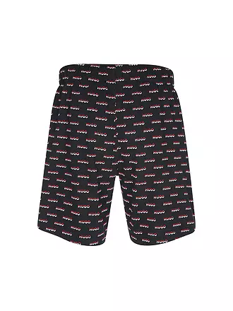 HUGO | Loungewear Shorts SPLIT | schwarz