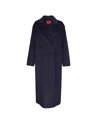 HUGO | Mantel Oversized Fit MELUMA-1 | dunkelblau