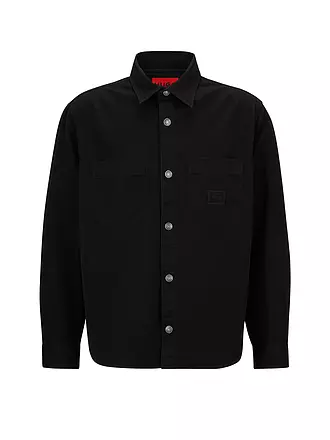 HUGO | Overshirt Oversized Fit ERATO | schwarz