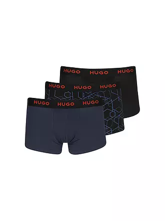 HUGO | Pants  3-er Pkg open blue | schwarz