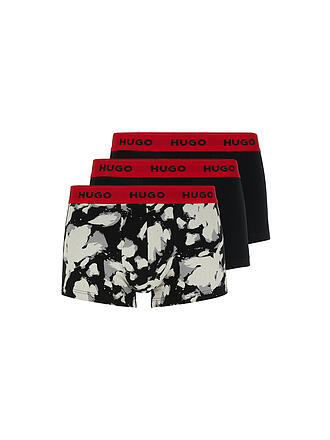 HUGO | Pants 3-er Pkg open red | schwarz