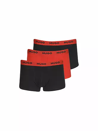 HUGO | Pants 3er Pkg schwarz rot | schwarz