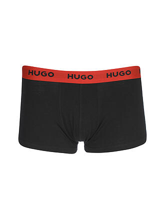 HUGO | Pants 3er Pkg schwarz rot | schwarz