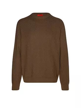 HUGO | Pullover SIMO | braun