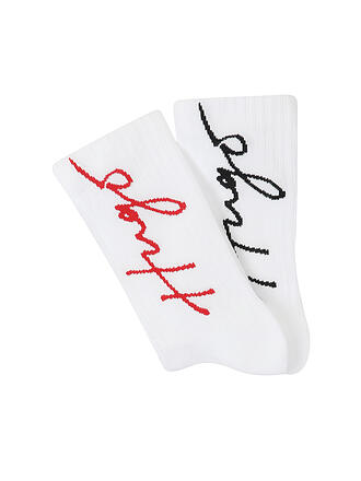 HUGO | Socken 2er Pkg. Black | weiss