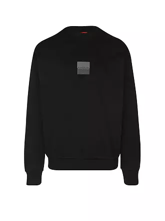 HUGO | Sweater DUSPLITED | schwarz