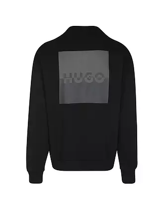 HUGO | Sweater DUSPLITED | schwarz
