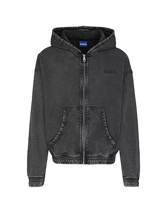 HUGO | Sweatjacke NEBUDI | schwarz