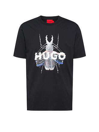 HUGO | T Shirt Cyberbug Dugy | schwarz