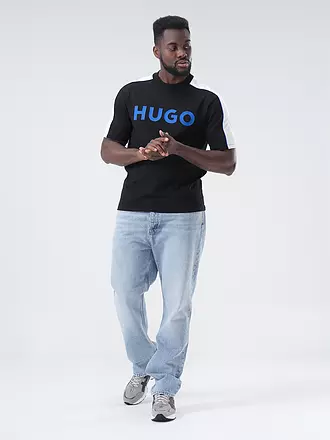 HUGO | T-Shirt NEUSEBIO | schwarz