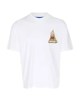 HUGO | T-Shirt NIZZERIO | weiss