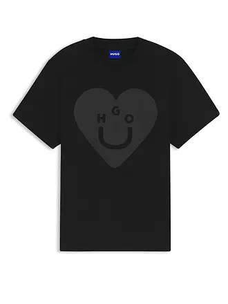 HUGO | T-Shirt VINTAGE | schwarz