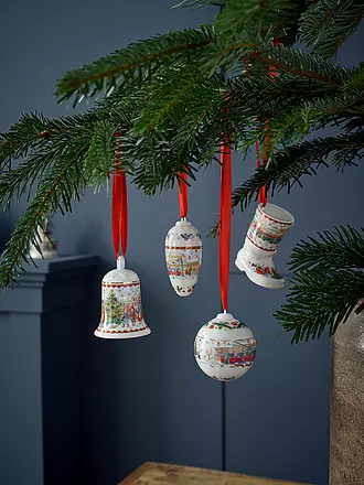 HUTSCHENREUTHER | Weihnachts Porzellan Glocke 2023 | bunt