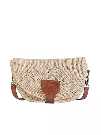 IBELIV | Strohtasche - Mini Bag TIAKO | beige