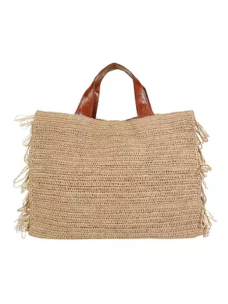 IBELIV | Strohtasche - Shopper ONJA | beige