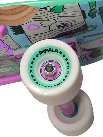 IMPALA | Skateboard - Cruiserboard Hera Schwarz | rosa
