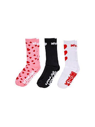 IMPALA | Socken 3-er Pkg. hearts | bunt