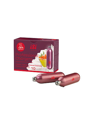 ISI | Sahnekapseln Professional Chargers 10 Stück | keine Farbe