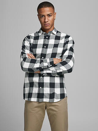 JACK & JONES | Hemd Slim Fit JJEGINGHAM | olive