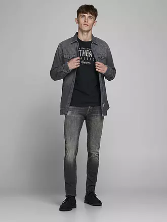 JACK & JONES | Jeans Slim Fit JJIGLENN | schwarz