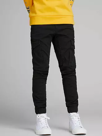 JACK & JONES | Jungen Cargohose Slim Fit JJIPAUL | schwarz