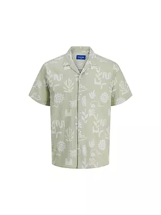 JACK & JONES | Jungen Hemd JORLUKE CRINKLE | beige