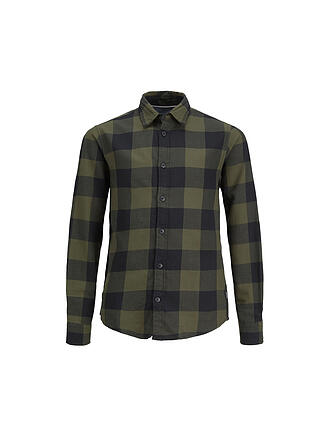JACK & JONES | Jungen Hemd | olive