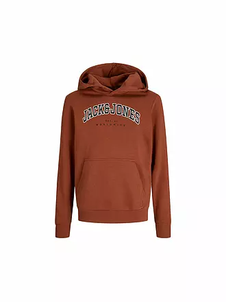 JACK & JONES | Jungen Kapuzensweater - Hoodie JJECALEB | dunkelrot