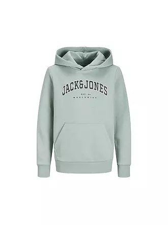 JACK & JONES | Jungen Kapuzensweater - Hoodie JJECALEB | hellgrün