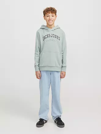 JACK & JONES | Jungen Kapuzensweater - Hoodie JJECALEB | schwarz