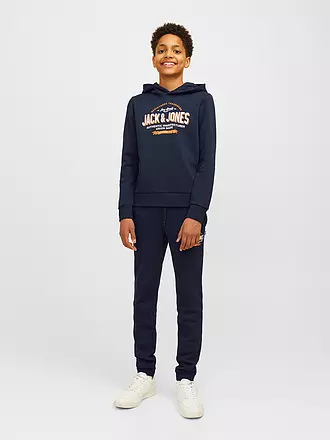 JACK & JONES | Jungen Kapuzensweater - Hoodie JJELOGO | hellgrün