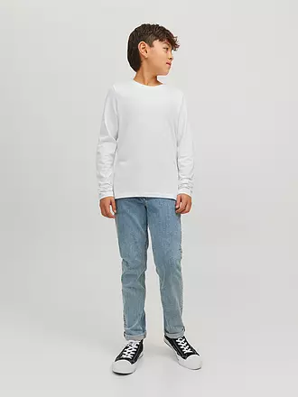 JACK & JONES | Jungen Langarmshirt JJEORGANIC | schwarz