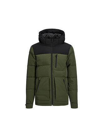 JACK & JONES | Jungen Steppjacke JCOOTTO | dunkelgrün