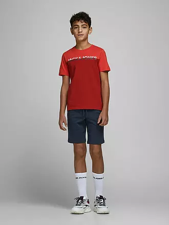 JACK & JONES | Jungen Sweatshorts | blau