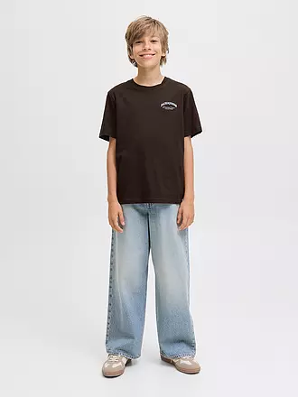 JACK & JONES | Jungen T-Shirt JJEBRANDES | dunkelrot