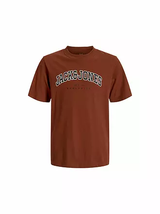 JACK & JONES | Jungen T-Shirt JJECALEB | dunkelrot