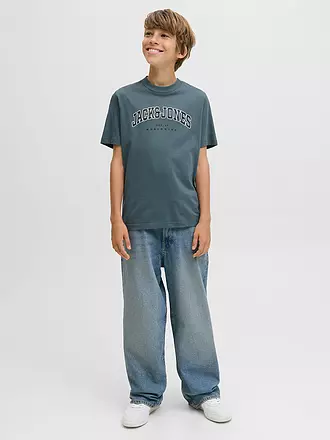 JACK & JONES | Jungen T-Shirt JJECALEB | dunkelrot