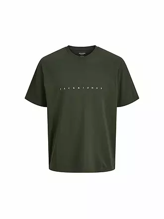 JACK & JONES | Jungen T-Shirt JJESTAR | dunkelgrün