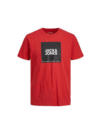 JACK & JONES | Jungen T-Shirt JJLOCK | rot