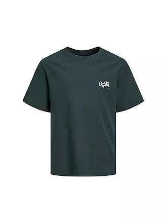JACK & JONES | Jungen T-Shirt JORSILVERLAKE | dunkelgrün