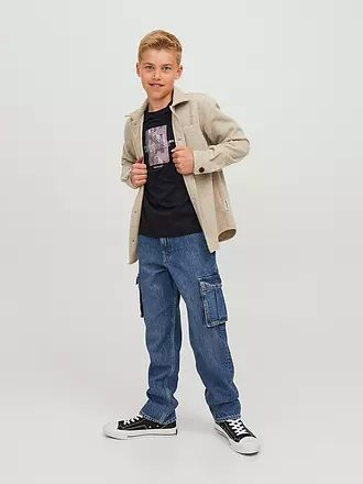 JACK & JONES | Jungen T-Shirt JORVESTERBRO | schwarz
