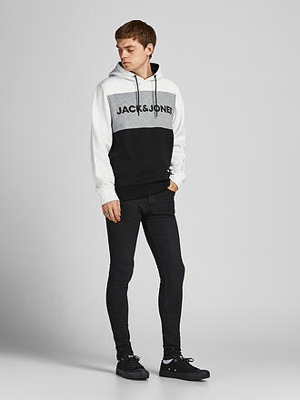 JACK & JONES | Kapuzensweater - Hoodie JJELOGO | weiss