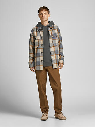 JACK & JONES | Kapuzensweater - Hoodie JJEORGANIC | grau