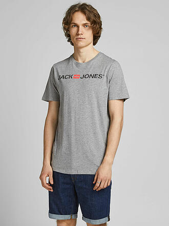 JACK & JONES | T Shirt JJECORP | grau